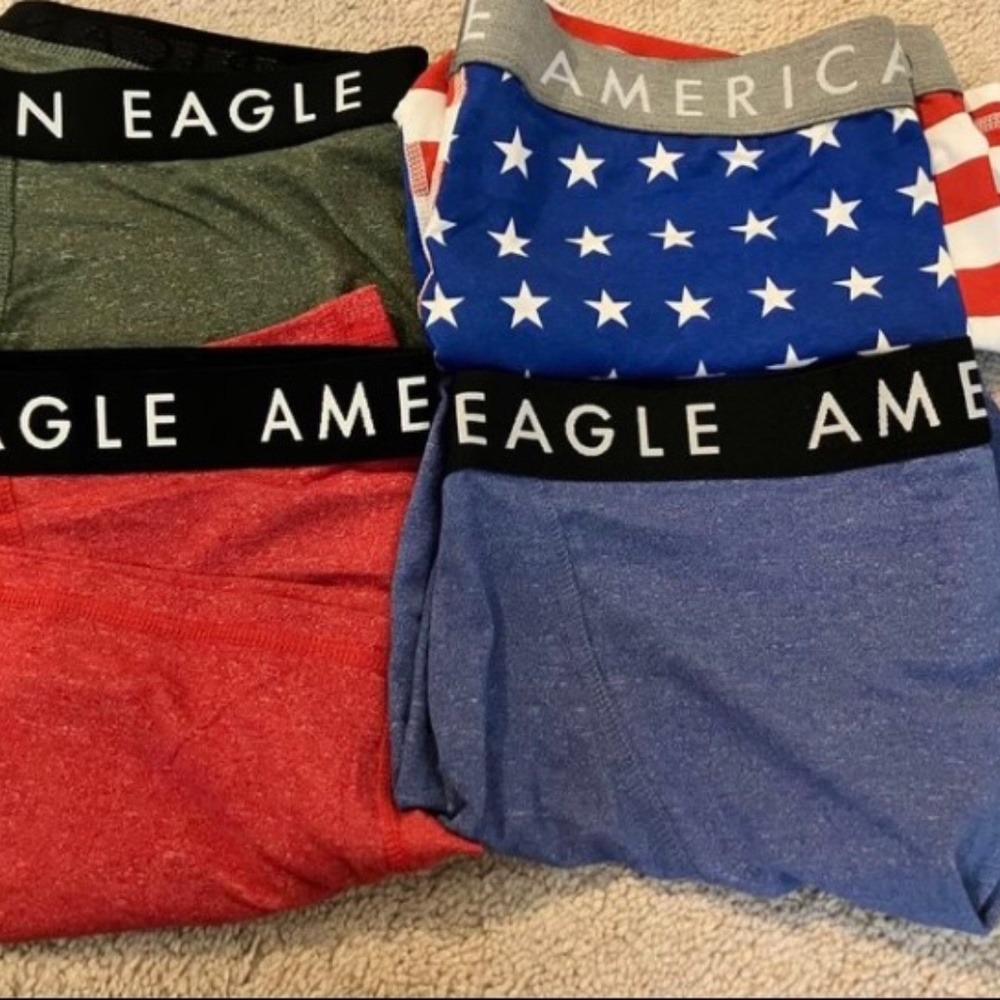 (7 pairs) Men’s L Boxer Briefs (American Eagle and Old Navy)